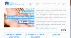 Desktop Screenshot of clinicasfisioquiros.com